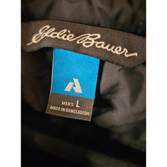 Eddie Bauer Women’s Black Goose Down Vest – Size Large - Picture 4 of 9